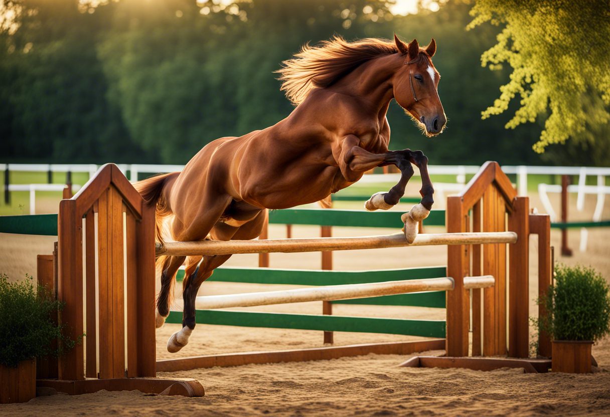 Les Chevaux Qui Sautent Cheval Qui Saute Dessin PPWBP